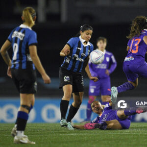 María González, de Liverpool. Torneo Clasificatorio de Primera División. Estadio Charrúa.