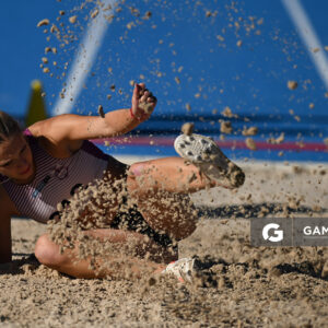 Sofía Ingold. Campeonato Nacional de Atletismo. Pista Darwin Pineyrúa.