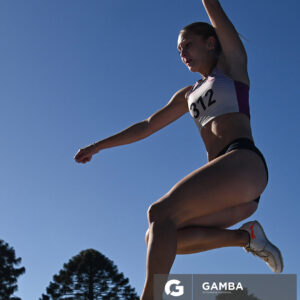 Sofía Ingold. Campeonato Nacional de Atletismo. Pista Darwin Pineyrúa.