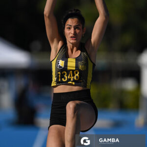 Valentina Rodríguez. Campeonato Nacional de Atletismo. Pista Darwin Pineyrúa.