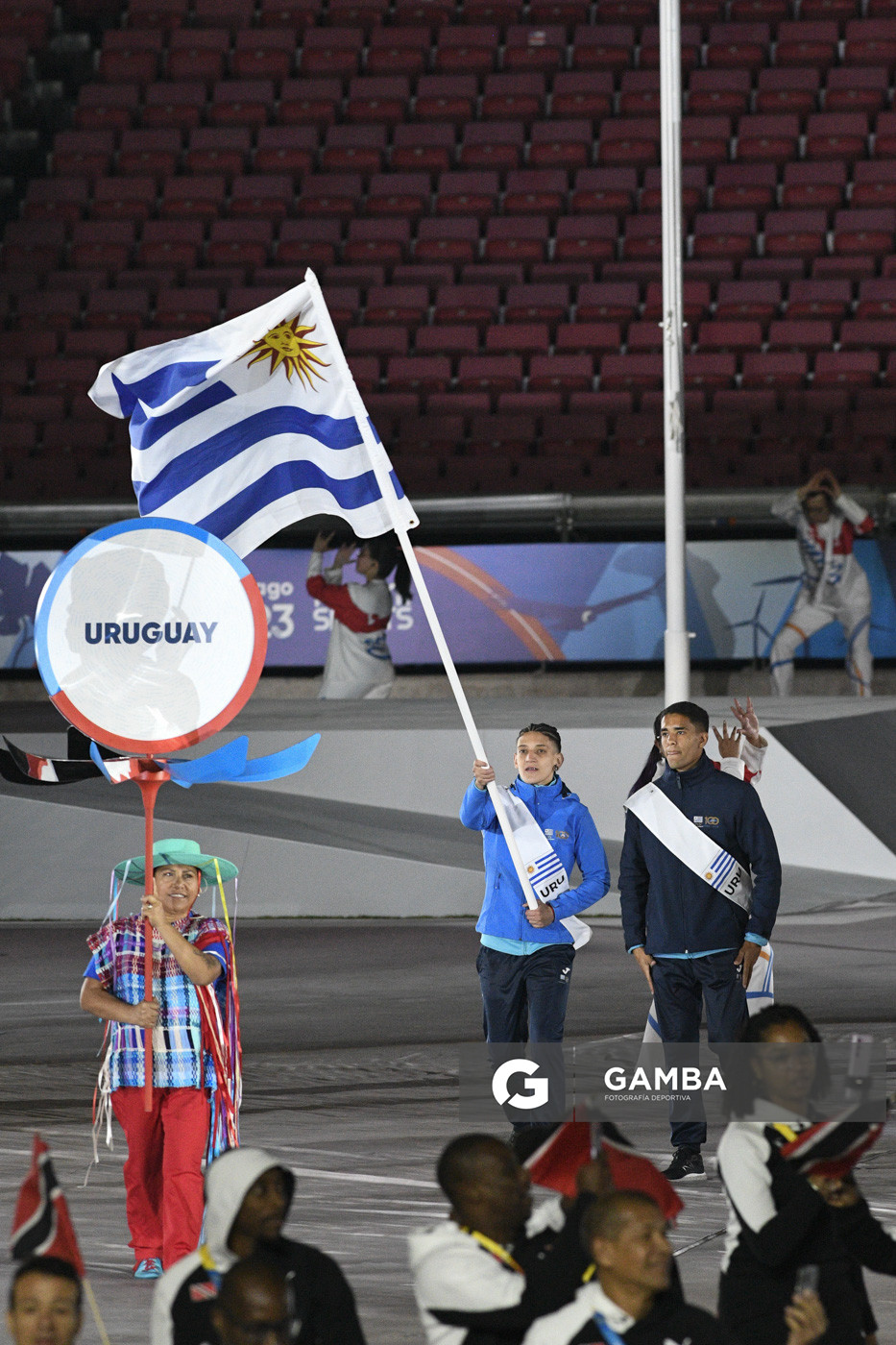 Ceremonia Inaugural de los Juegos Panamericanos Santiago 2023. Estadio Nacional Julio Martínez.