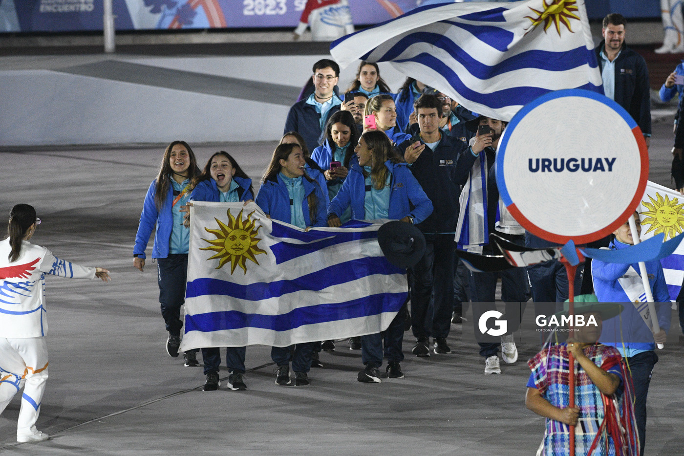 Ceremonia Inaugural de los Juegos Panamericanos Santiago 2023. Estadio Nacional Julio Martínez.