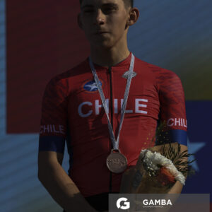 Raimundo Caravajal (CHI), Campeonato Panamericano de Ciclismo. Rambla Lorenzo Batlle.