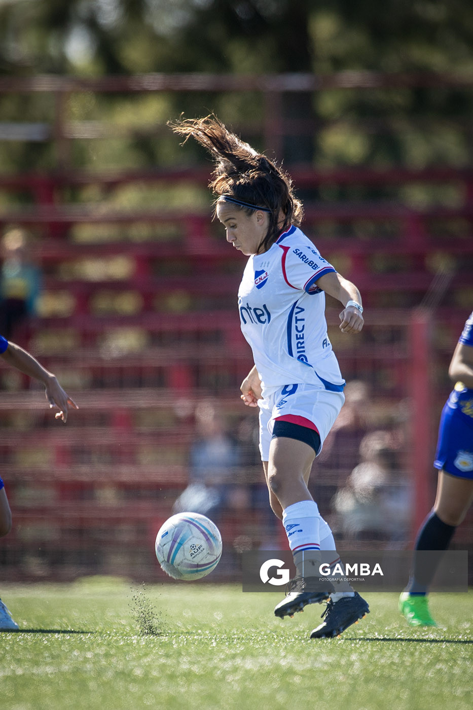 Isabela Pérez, de Nacional. Campeonato Uruguayo de Fútbol Femenino. Complejo Rentistas.