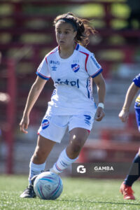 Isabela Pérez, de Nacional. Campeonato Uruguayo de Fútbol Femenino. Complejo Rentistas.