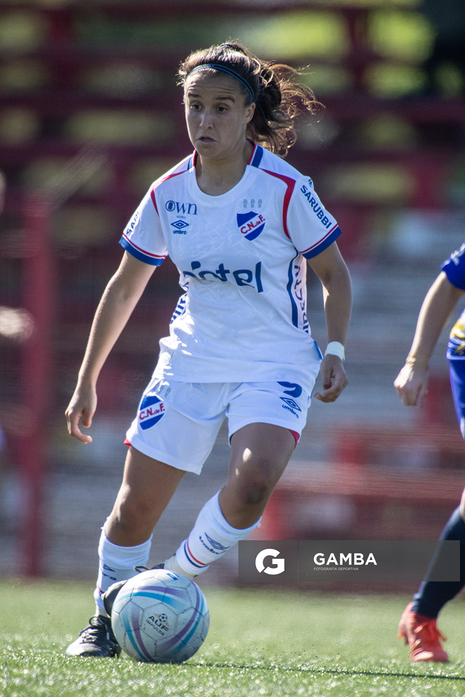 Isabela Pérez, de Nacional. Campeonato Uruguayo de Fútbol Femenino. Complejo Rentistas.