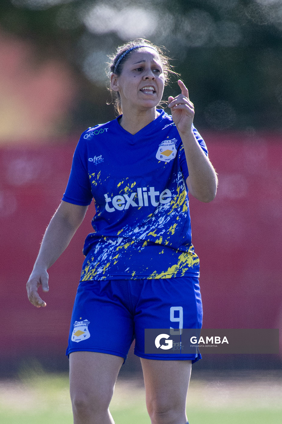 Viviana Castello, de Bella Vista. Campeonato Uruguayo de Fútbol Femenino. Complejo Rentistas.