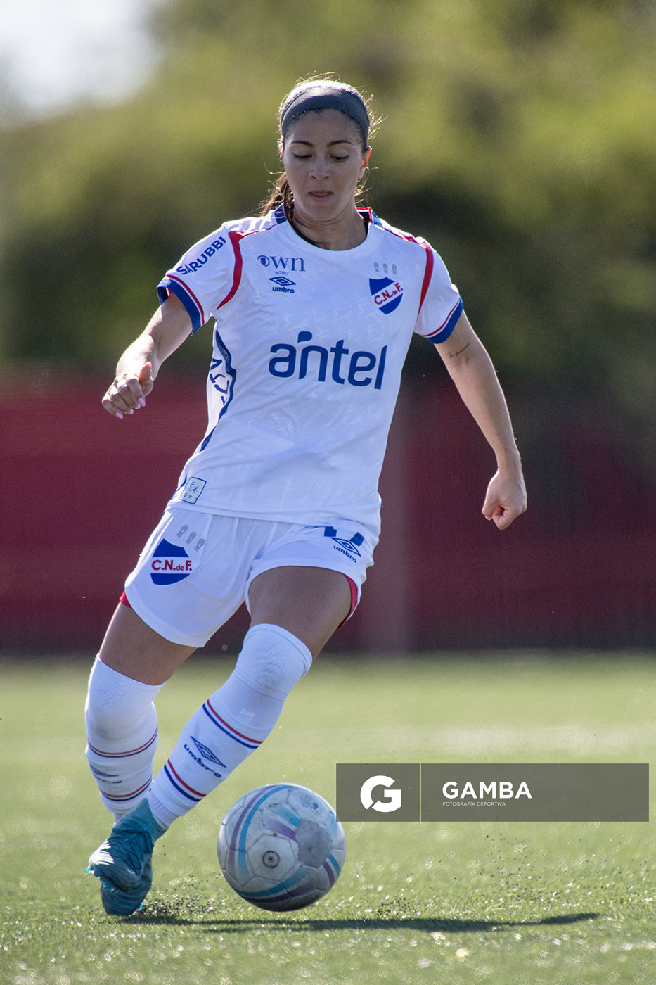 Carolay Ospina, de Nacional. Campeonato Uruguayo de Fútbol Femenino. Complejo Rentistas.