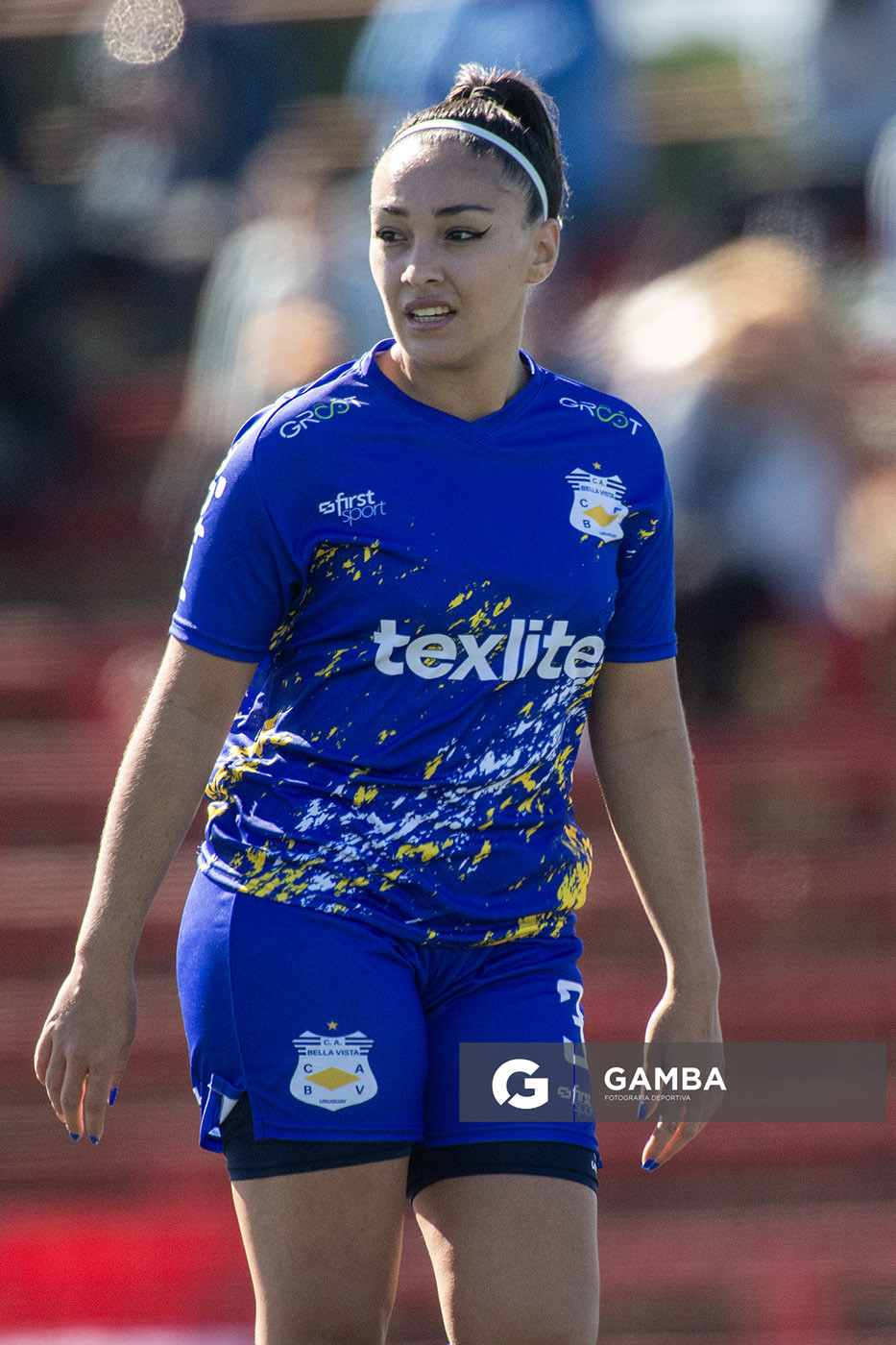 Tamara Vera, de Bella Vista. Campeonato Uruguayo de Fútbol Femenino. Complejo Rentistas.