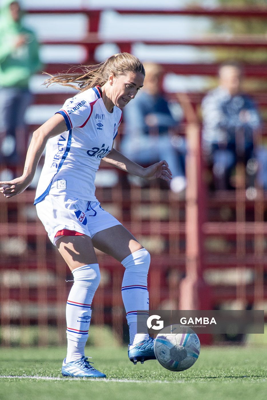 Sofía Oxandabarat, de Nacional. Campeonato Uruguayo de Fútbol Femenino. Complejo Rentistas.