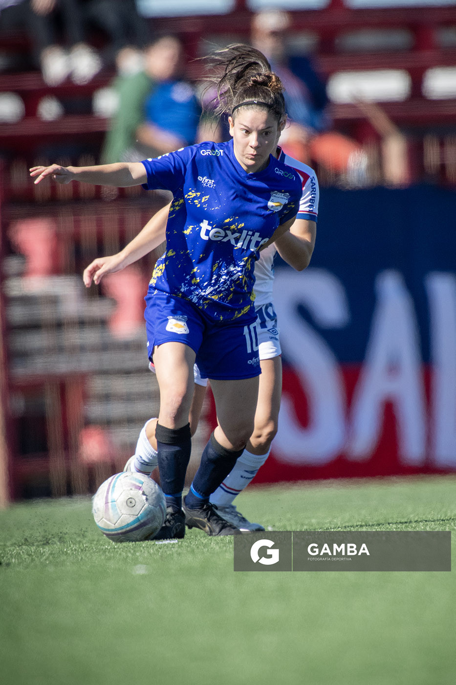 Cecilia Peraza, de Bella Vista. Campeonato Uruguayo de Fútbol Femenino. Complejo Rentistas.