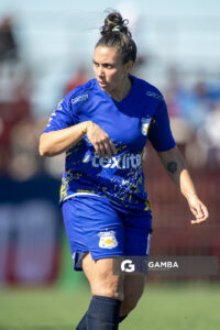 Patricia Castellanos, de Bella Vista. Campeonato Uruguayo de Fútbol Femenino. Complejo Rentistas.