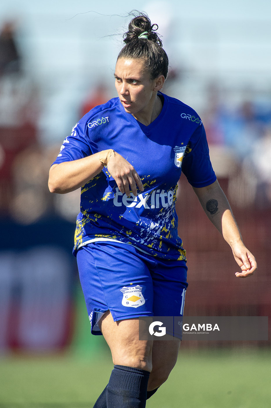 Patricia Castellanos, de Bella Vista. Campeonato Uruguayo de Fútbol Femenino. Complejo Rentistas.