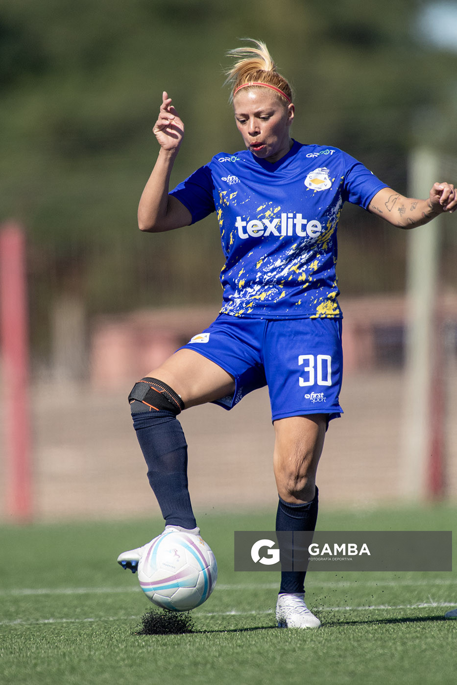 Sabrina Sarasúa, de Bella Vista. Campeonato Uruguayo de Fútbol Femenino. Complejo Rentistas.
