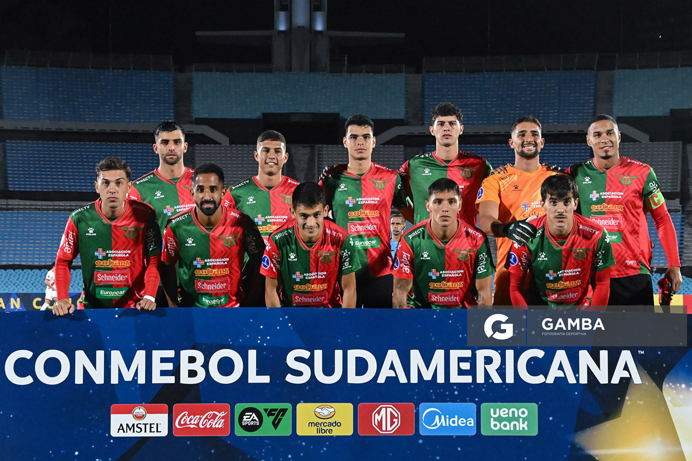 Titulares de Boston River. Copa Conmebol Sudamericana. Estadio Centenario.
