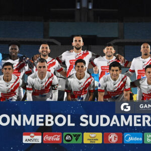 Titulares de Nacional Potosí. Copa Conmebol Sudamericana. Estadio Centenario.