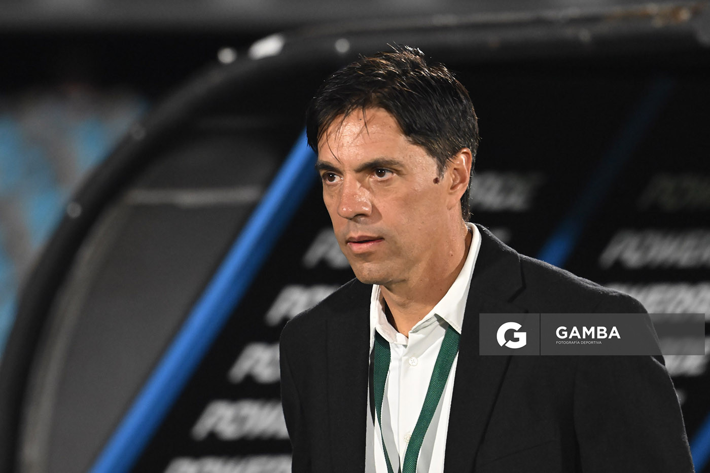 César Vigevani, director técnico de Nacional Potosí. Copa Conmebol Sudamericana. Estadio Centenario.