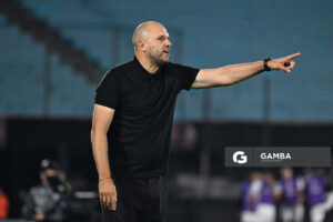 Jadson Viera, director técnico de Boston River. Copa Conmebol Sudamericana. Estadio Centenario.