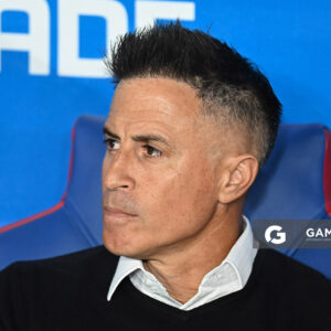 Pablo Peirano, director técnico de Nacional. Torneo Apertura - Liga AUF uruguaya 2025. Estadio Gran Parque Central.