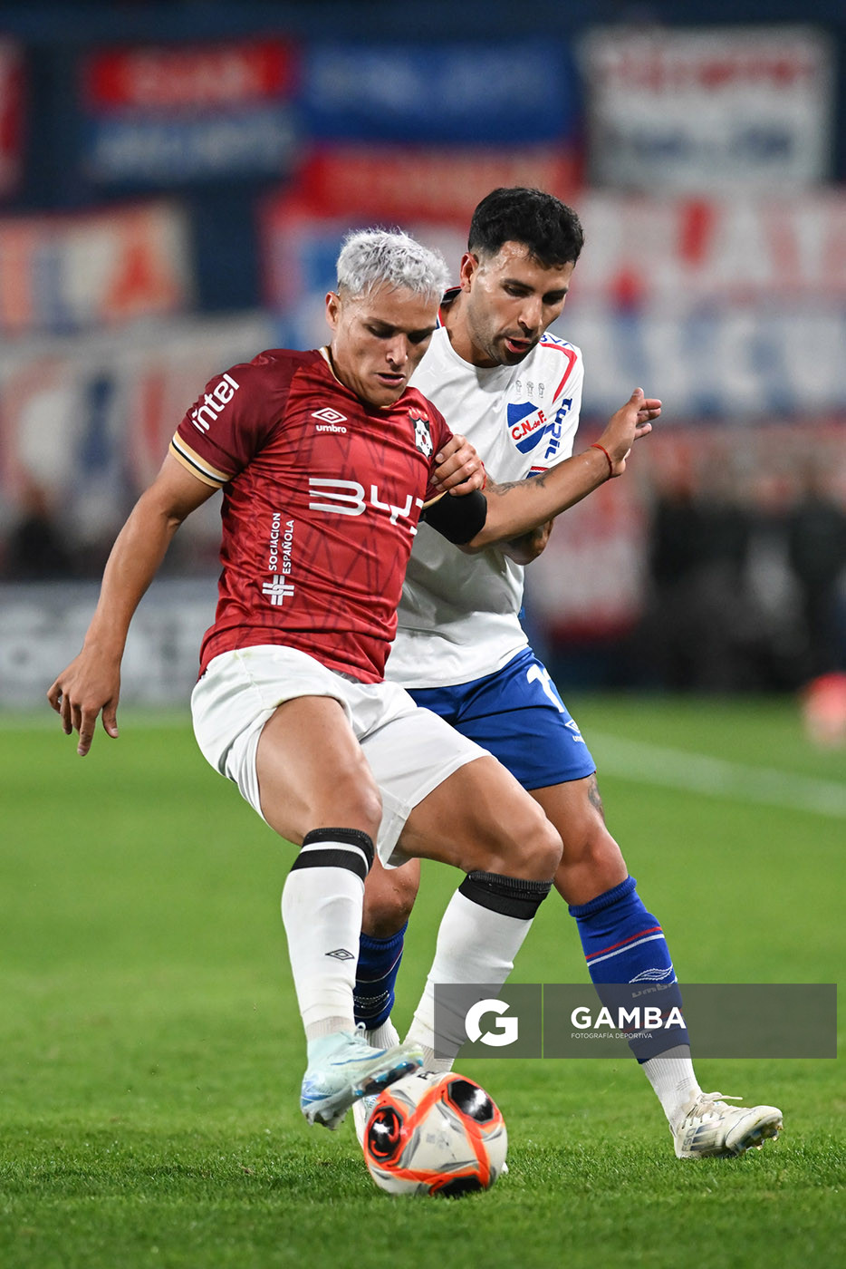 Nicolás Ferreira, de Wanderers. Torneo Apertura – Liga AUF uruguaya 2025. Estadio Gran Parque Central.