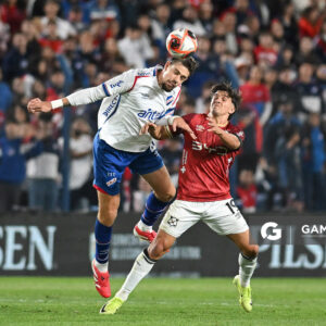 Sebastián Coates, de Nacional. Torneo Apertura - Liga AUF uruguaya 2025. Estadio Gran Parque Central.