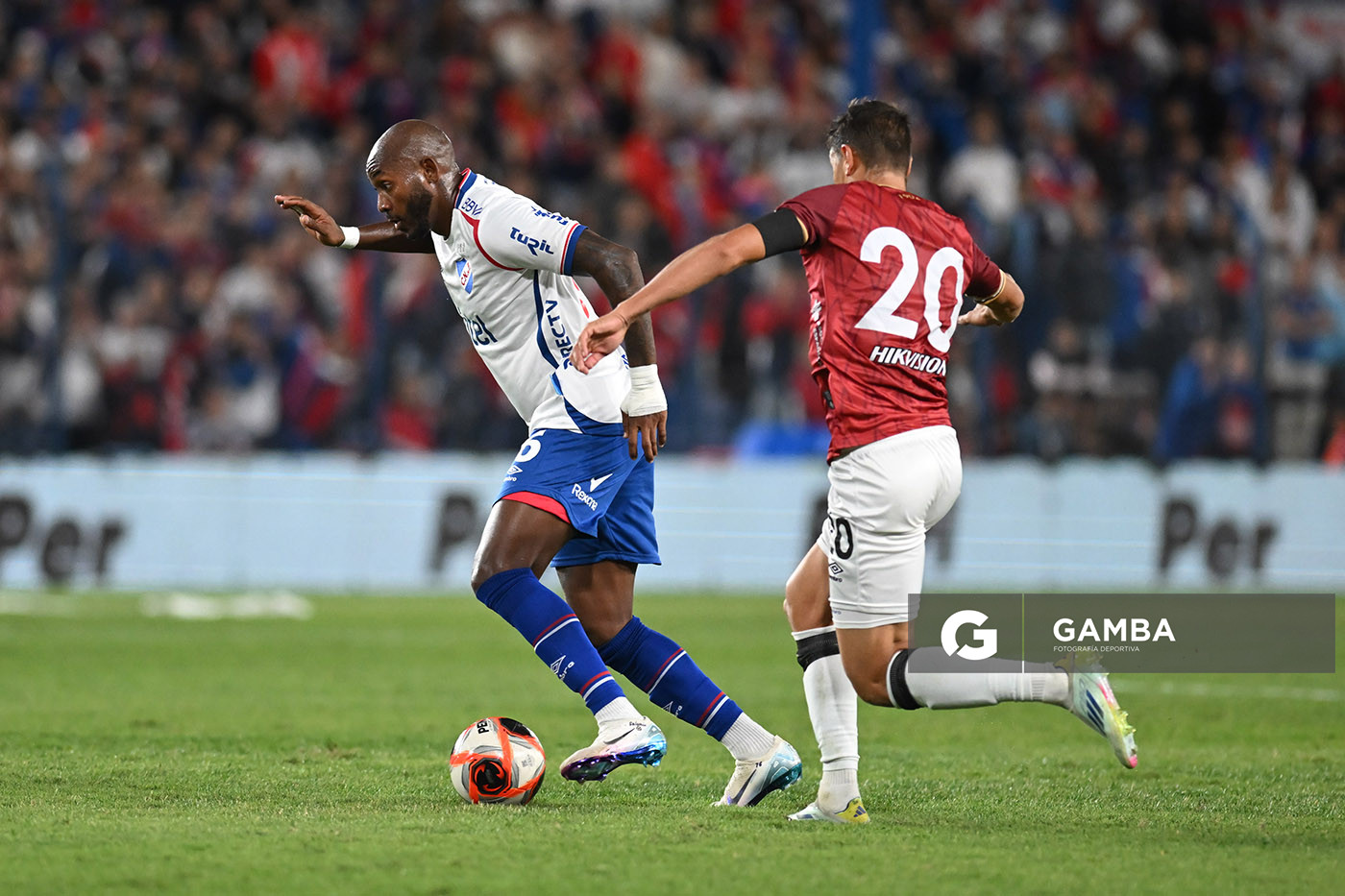 Diego Herazo, de Nacional. Torneo Apertura – Liga AUF uruguaya 2025. Estadio Gran Parque Central.