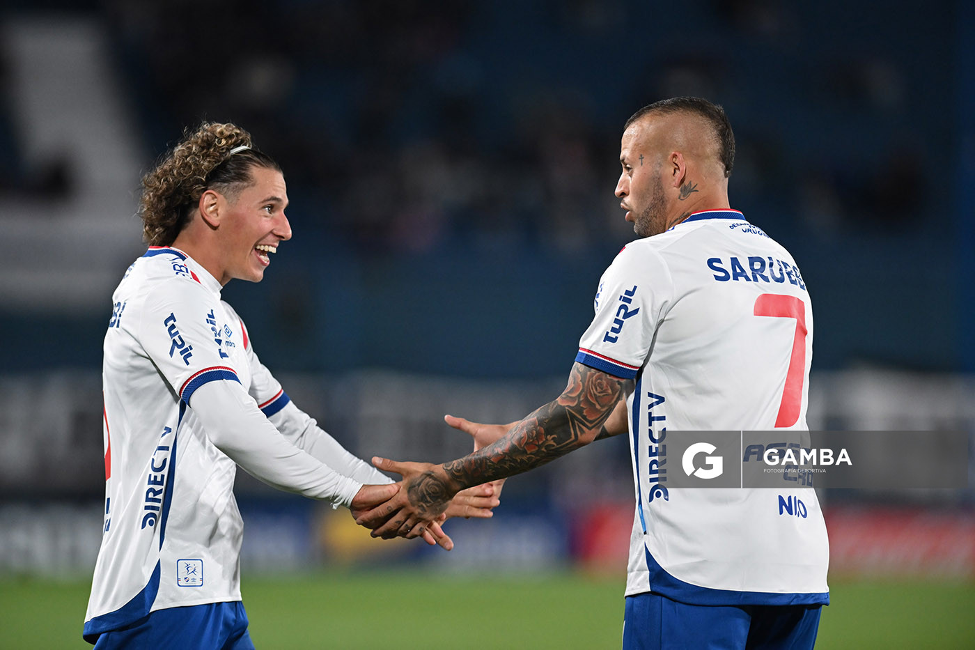 Nicolás López, de Nacional. Torneo Apertura – Liga AUF uruguaya 2025. Estadio Gran Parque Central.