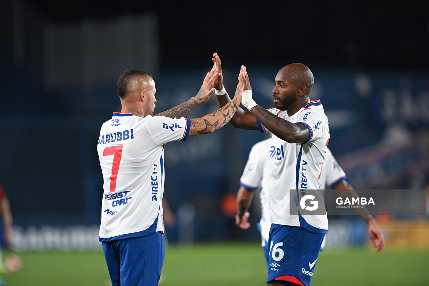 Nicolás López, de Nacional. Torneo Apertura – Liga AUF uruguaya 2025. Estadio Gran Parque Central.