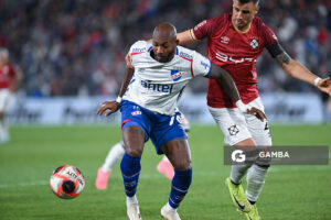 Diego Herazo, de Nacional. Torneo Apertura – Liga AUF uruguaya 2025. Estadio Gran Parque Central.