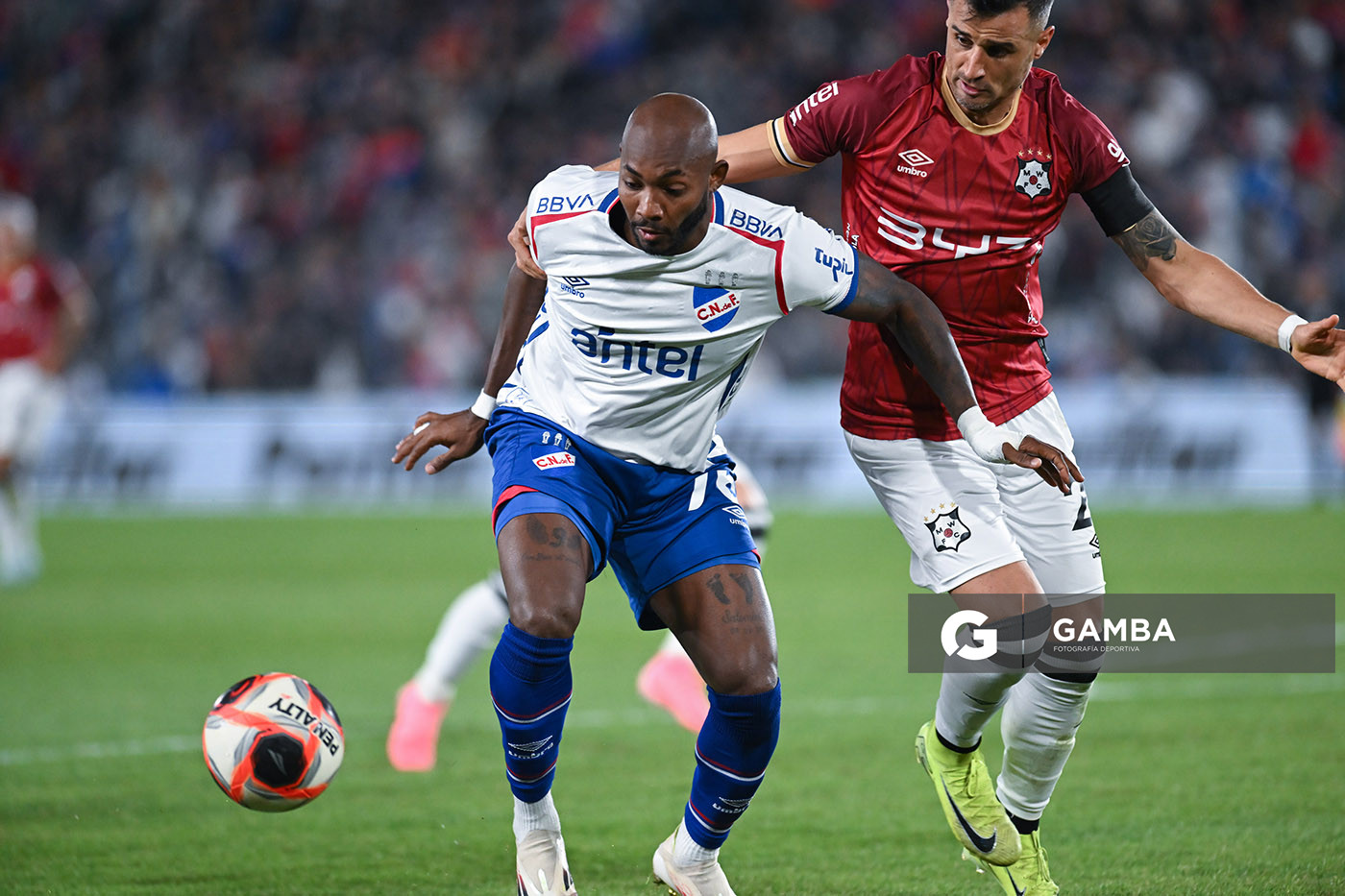 Diego Herazo, de Nacional. Torneo Apertura – Liga AUF uruguaya 2025. Estadio Gran Parque Central.