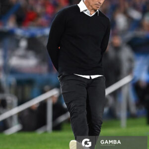 Pablo Peirano, director técnico de Nacional. Torneo Apertura - Liga AUF uruguaya 2025. Estadio Gran Parque Central.