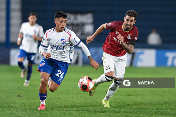 Bruno Arady, de Nacional. Torneo Apertura – Liga AUF uruguaya 2025. Estadio Gran Parque Central.
