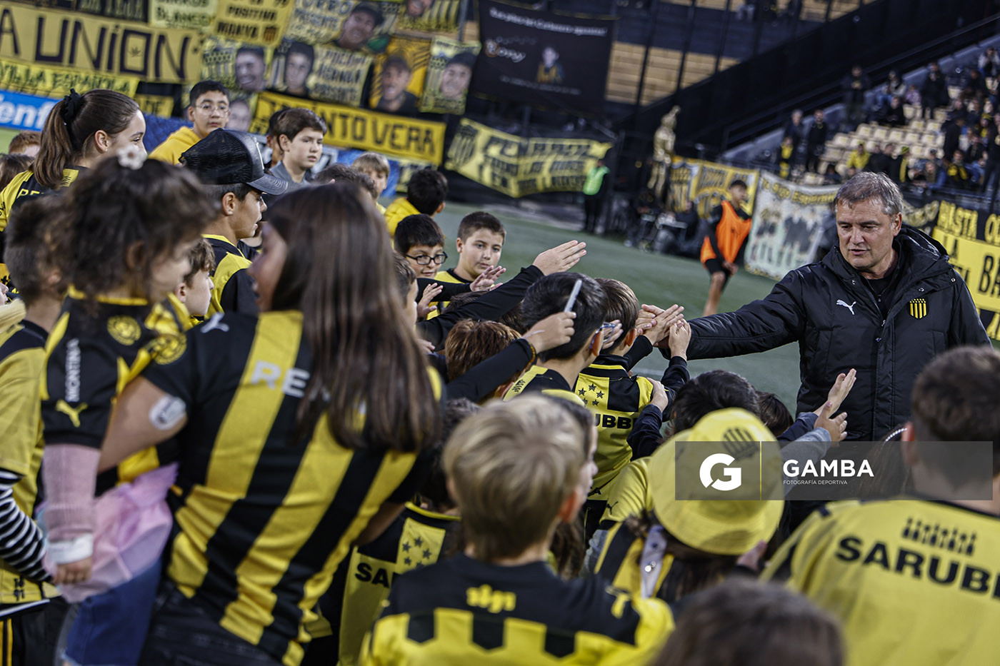 Diego Aguirre, director técnico de Peñarol. Torneo Apertura. Estadio Campeón del Siglo.
