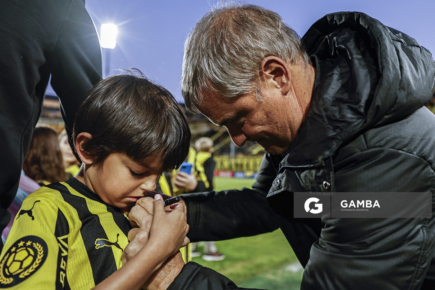 Diego Aguirre, director técnico de Peñarol. Torneo Apertura. Estadio Campeón del Siglo.