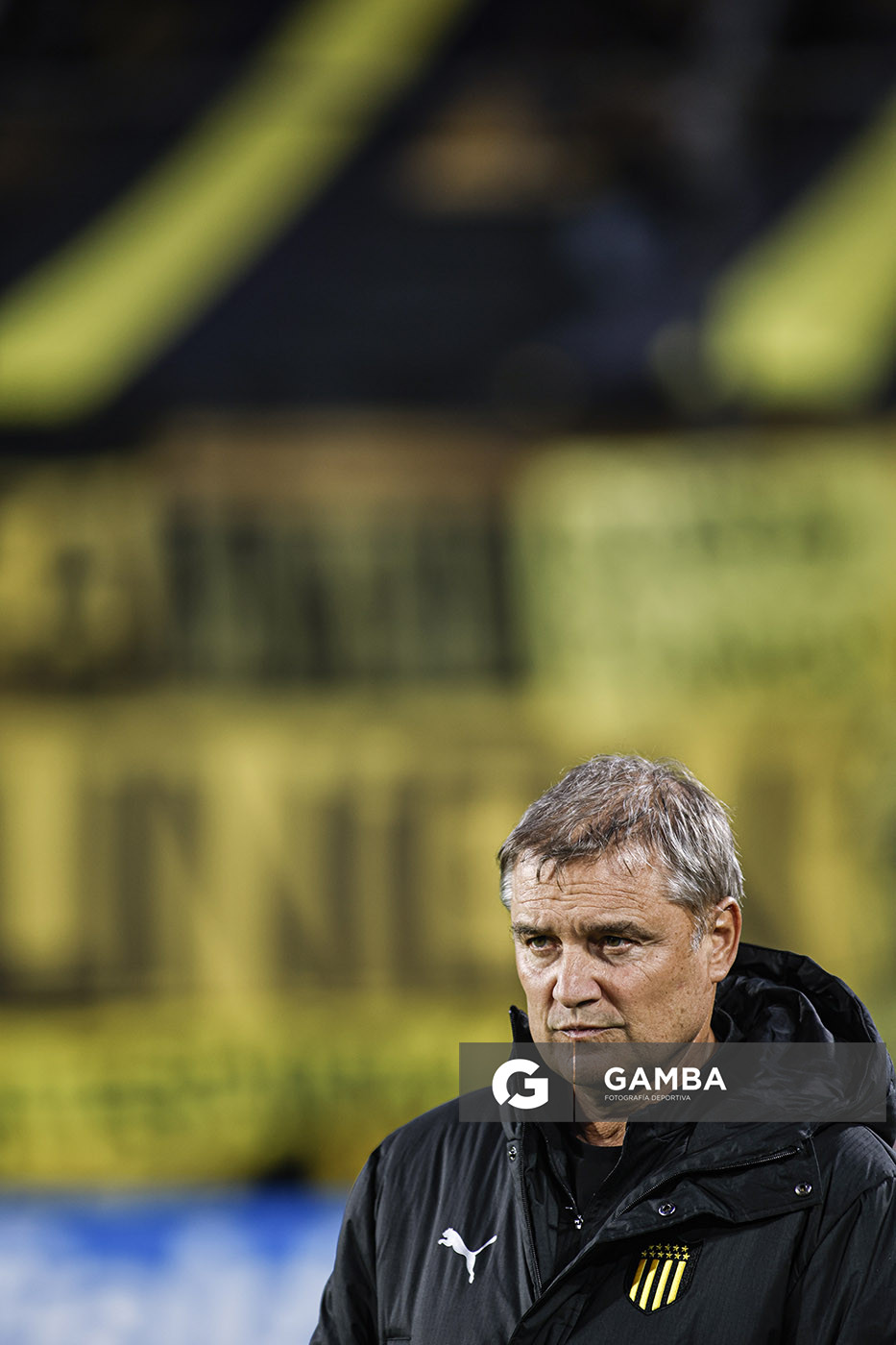 Diego Aguirre, director técnico de Peñarol. Torneo Apertura. Estadio Campeón del Siglo.