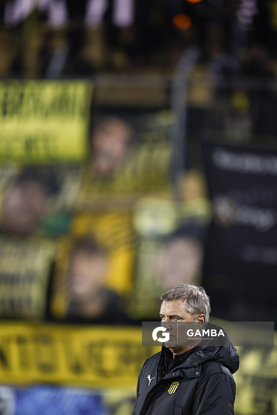 Diego Aguirre, director técnico de Peñarol. Torneo Apertura. Estadio Campeón del Siglo.