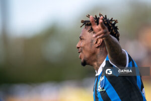 Abel Hernández, de Liverpool. Torneo Apertura. Estadio Parque Abraham Paladino.