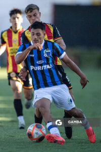 Nicolás Vallejo, de Liverpool. Torneo Apertura. Estadio Parque Abraham Paladino.