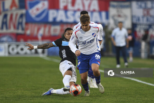 Jeremía Recoba, de Nacional, Torneo Apertura. Estadio Gran Parque Central.