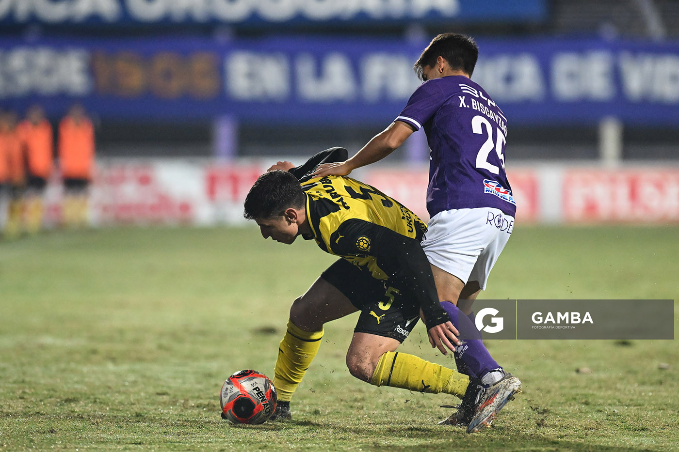 Ignacio Sosa, de Peñarol. Torneo Apertura – Liga AUF uruguaya 2025. Estadio Luis Franzini.