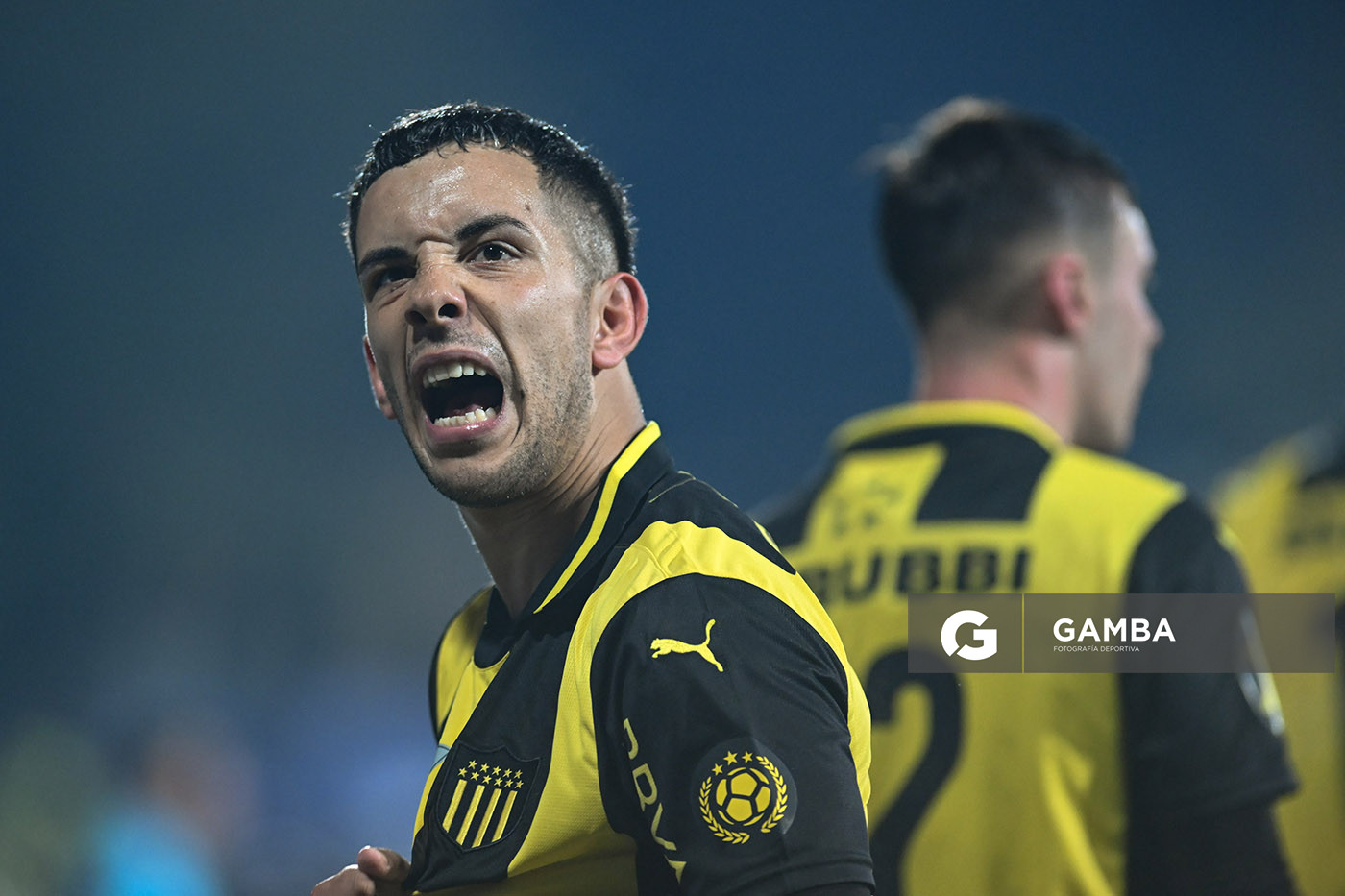 Leonardo Fernández, de Peñarol. Torneo Apertura – Liga AUF uruguaya 2025. Estadio Luis Franzini.