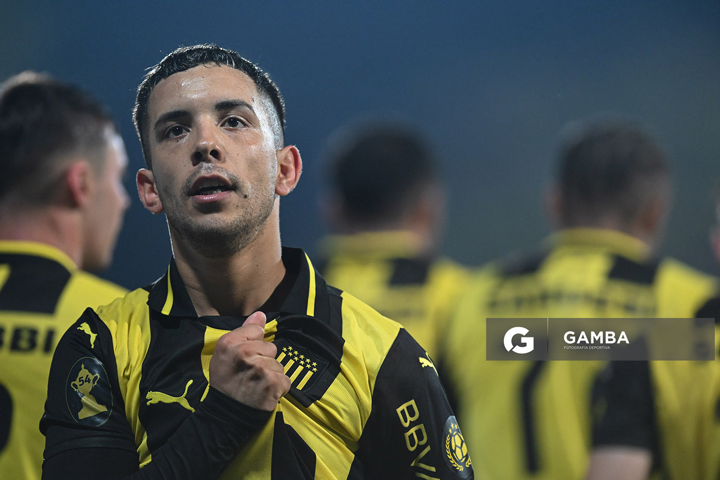 Leonardo Fernández, de Peñarol. Torneo Apertura – Liga AUF uruguaya 2025. Estadio Luis Franzini.