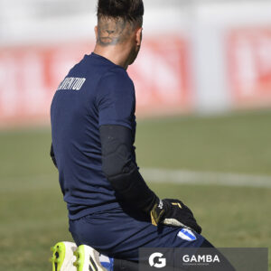 Sebastián Sosa, golero de Juventud de Las Piedras. Torneo Apertura. Estadio Artigas.