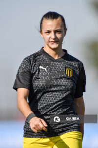 Guillermina Basso, de Peñarol. Campeonato Uruguayo de Fútbol Femenino. Complejo Rentistas.