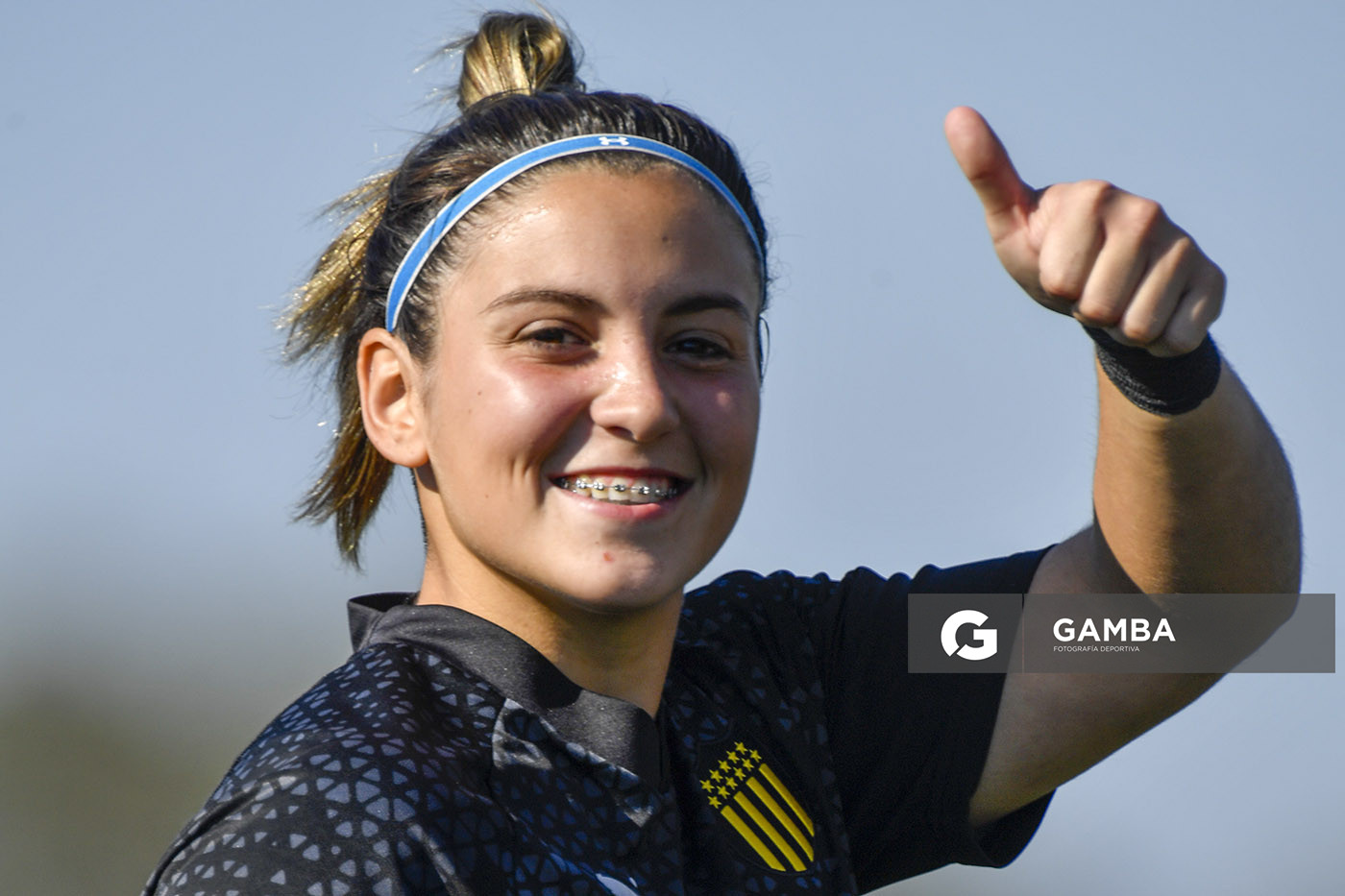 Martina Alonso, de Peñarol. Campeonato Uruguayo de Fútbol Femenino. Complejo Rentistas.