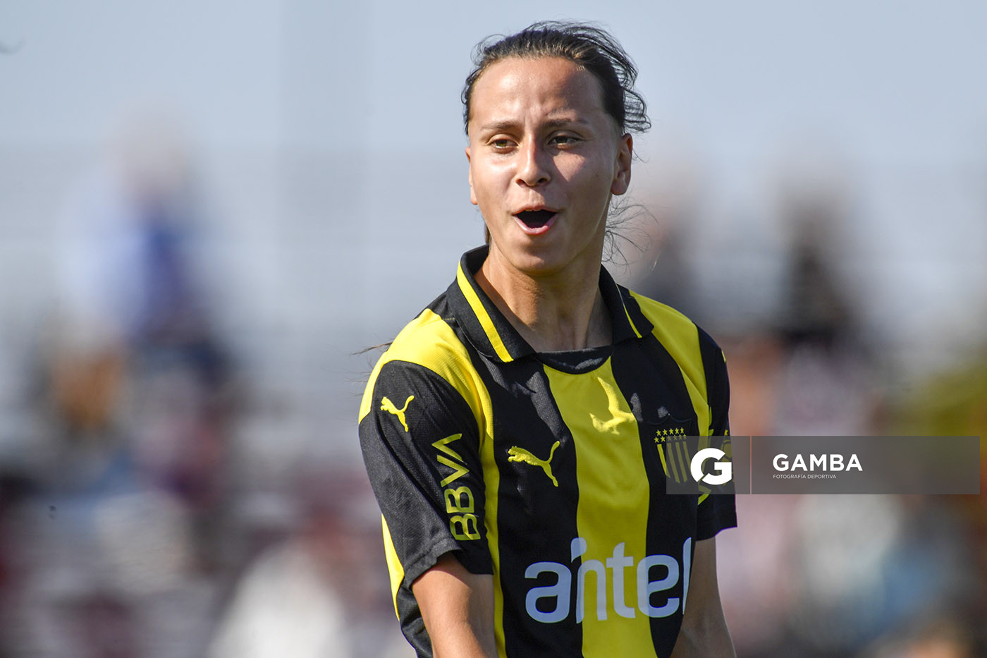 Tatiana Martínez, de Peñarol. Campeonato Uruguayo de Fútbol Femenino. Complejo Rentistas.