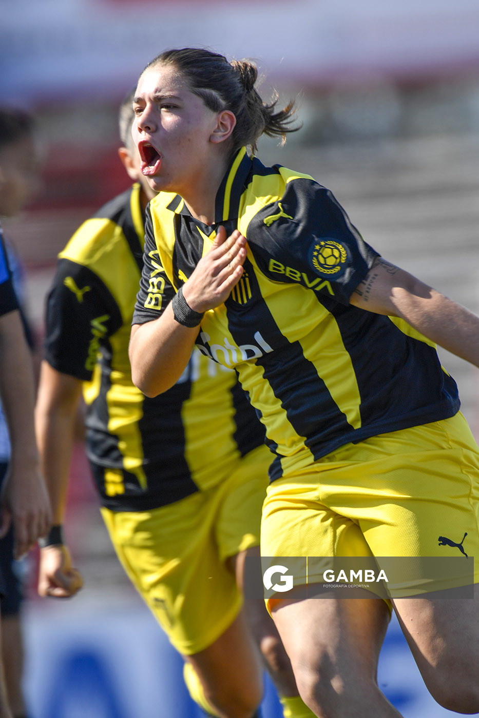 Allegra Rodríguez, de Peñarol. Campeonato Uruguayo de Fútbol Femenino. Complejo Rentistas.