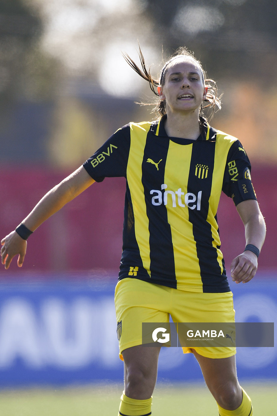 Daiana Farías, de Peñarol. Campeonato Uruguayo de Fútbol Femenino. Complejo Rentistas.