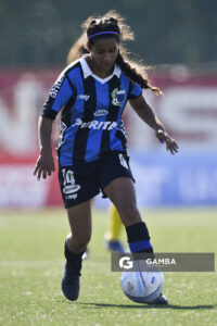 Tatiana García, de Liverpool. Campeonato Uruguayo de Fútbol Femenino. Complejo Rentistas.