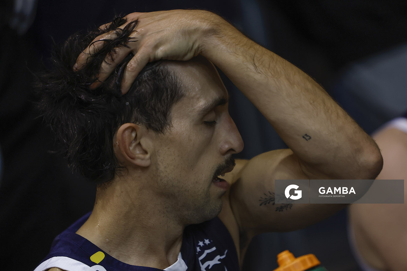 Manuel Romero, de Malvín. Liga Uruguaya de Básquetbol. Gimnasio de Aguada.